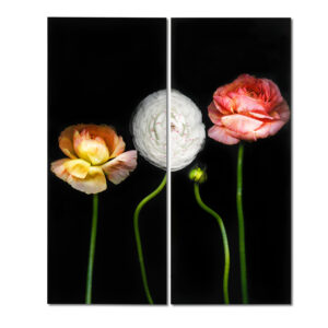 Three Flowers Wall Art