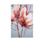 Blooms In Tangerine Wall Art