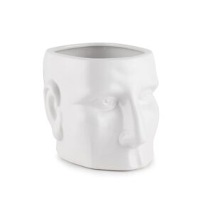 White Face Vase Small