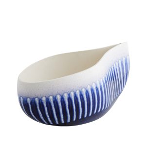 Giant Cobalt Teardrop Bowl