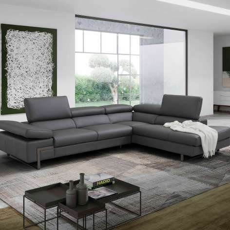 Tanya Sectional Steel Grey