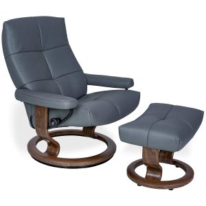 Bergen Large Chair & Ottoman