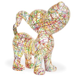 White Snoopy Sculpture