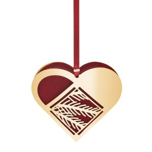 Pine Branch Heart Ornament