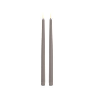 LED Slim Taper Candle Set of 2