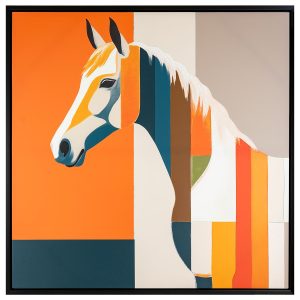 Horse Block I Wall Art