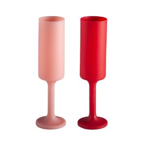 Seff Silicone Champagne Flutes Set of 2